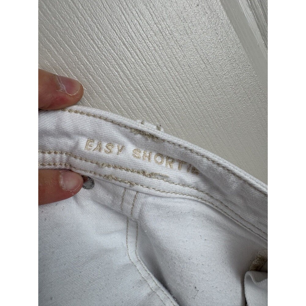 American Eagle Womens Plus Size Shorts White Size 16 Easy Shortie 157 - Picture 3 of 4